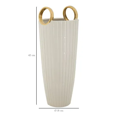 Wazon ceramiczny SHOPPING 18X45 cm